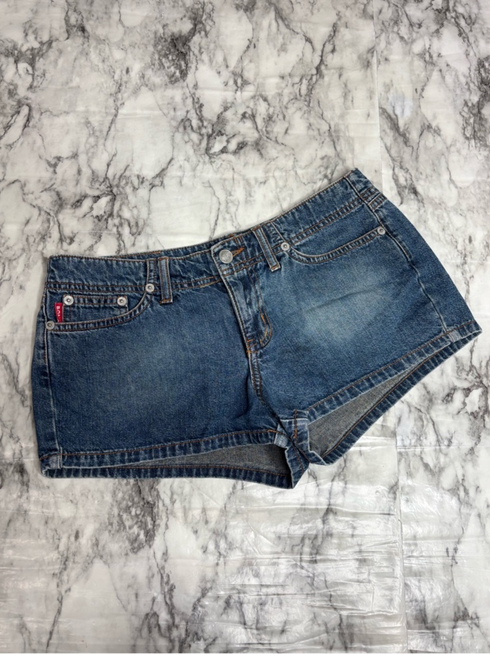 BONGO Y2K Vintage Denim Cutoff Shorts Denim blue size 5 100% cotton
